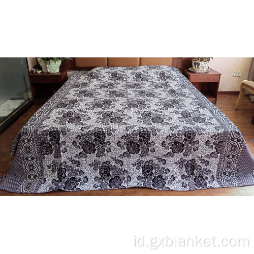 Kualitas tinggi desain bunga super lembut softextile bedsheet